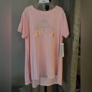 Disney T-Shirt, light pink with rhinestones